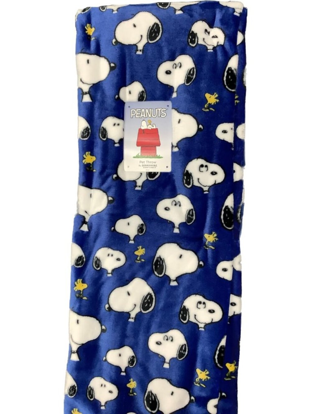 Cozy Peanuts Gang Woodstock Throw Blanket - Blue 60"x70" Perfect for Home Decor